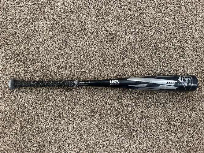 2022 Louisville Slugger Solo Alloy USABat Certified Bat (-11) 18 oz 29" (Used)