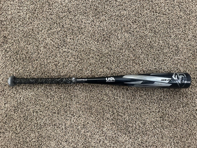2022 Louisville Slugger Solo Alloy USABat Certified Bat (-11) 18 oz 29" (Used)