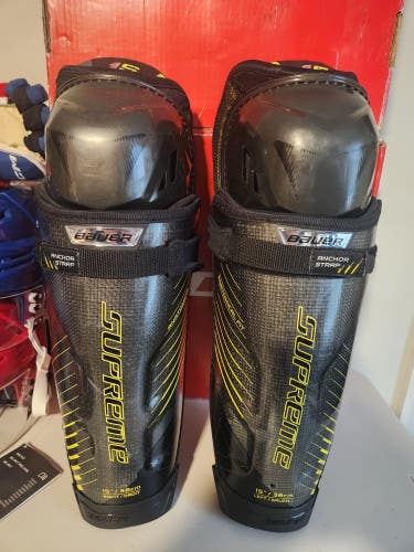 Senior Bauer Supreme 1S 15" Shin Pads (Used)