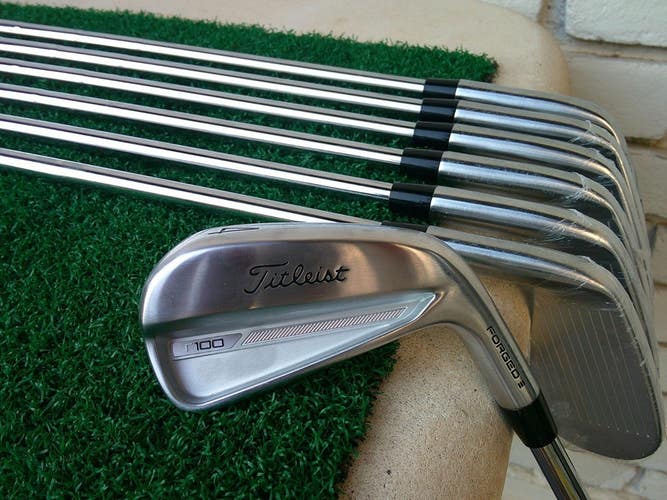 Titleist T100 Forged (4i-PW) Iron Set w/ True Temper AMT S300 Stiff Shafts