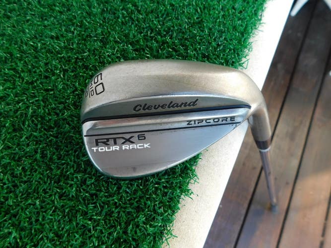 Cleveland RTX 6 TOUR RACK RAW 60.10* MID Lob Wedge w/ S400 Shaft - Tour Player's