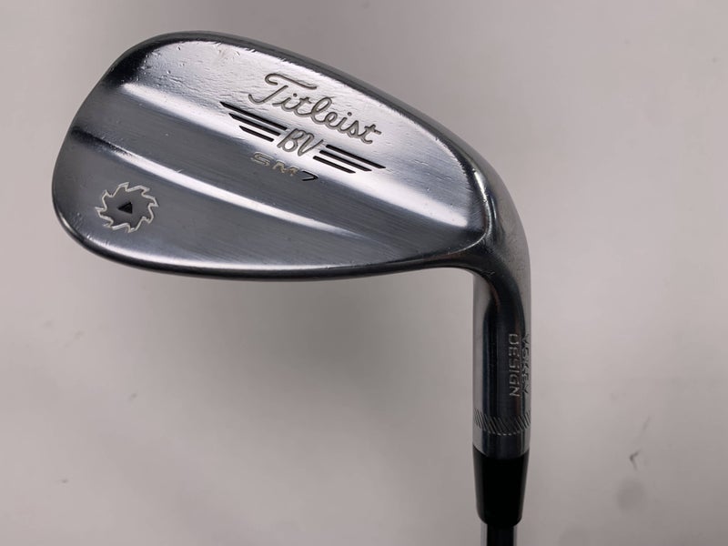 Titleist Vokey SM7 Tour Chrome Gap Wedge GW 52* 8 F-Grind Wedge Steel Mens RH