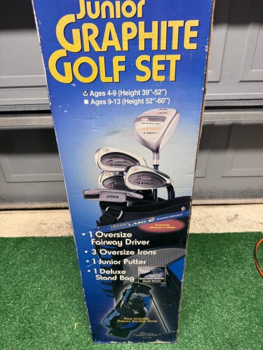 Left Handed Intec Lancer Youth Golf Set 6 Clubs With Bag Ages 4-9 Up to 52” Tall