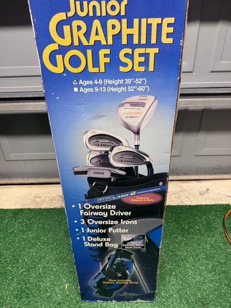 Left Handed Intec Lancer Youth Golf Set 6 Clubs With Bag Ages 4-9 Up to 52” Tall