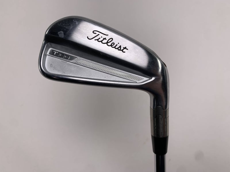 Titleist T100 2023 Single 7 Iron Fitter 2* Flat True Temper AMT Red R300 Mens RH