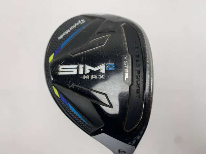 TaylorMade SIM2 MAX Rescue 6 Hybrid 28* Fujikura Ventus Blue 6R Mens RH HC