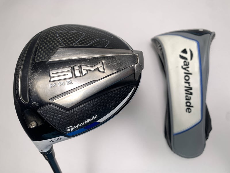 TaylorMade SIM MAX Driver 10.5* Fujikura Pro XLR8 Regular Graphite Mens LH HC