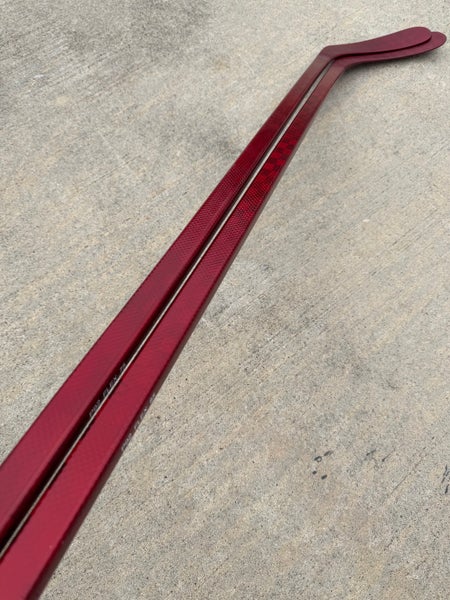 2 Pack Red Blackout Pro Stock Hockey Stick Grip P92 Right