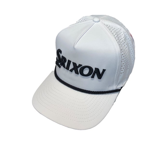 NEW Srixon Tour Tech Rope White Adjustable Snapback Golf Hat/Cap