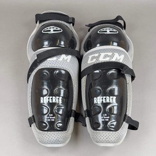 CCM Tacks Referee Intermediate 14" Hockey Shin Guards