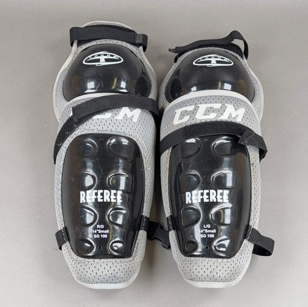 CCM Tacks Referee Intermediate 14" Hockey Shin Guards