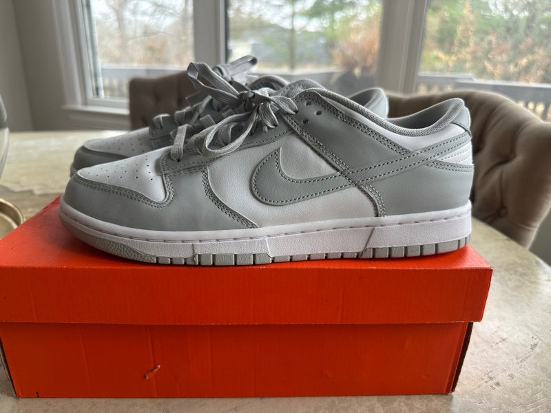 Nike Dunk Low Shoes (New) Gray Unisex Adult Size M 11.0 (W 12.0)