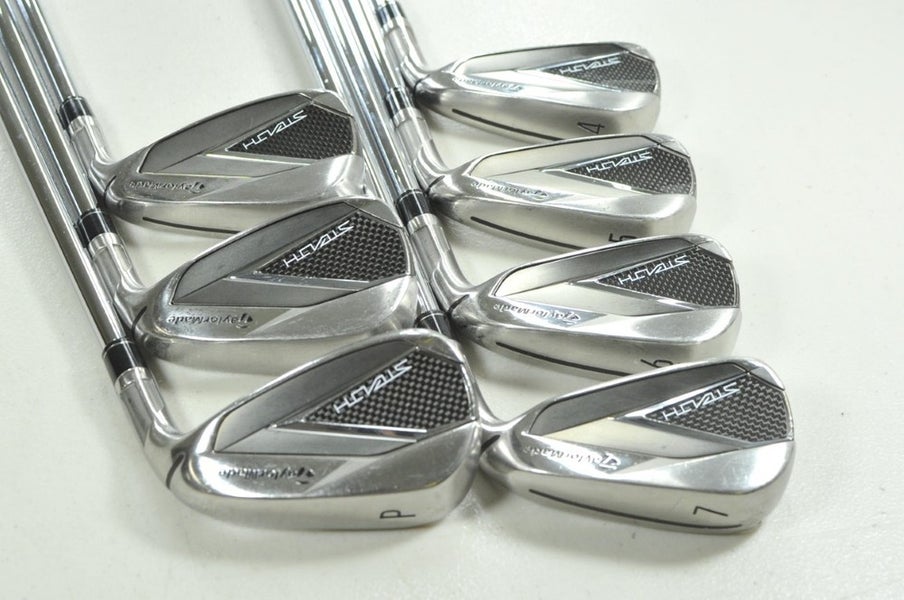 TaylorMade Stealth 4-PW Iron Set Stiff Flex Right NS Pro Modus3 Steel # 207201