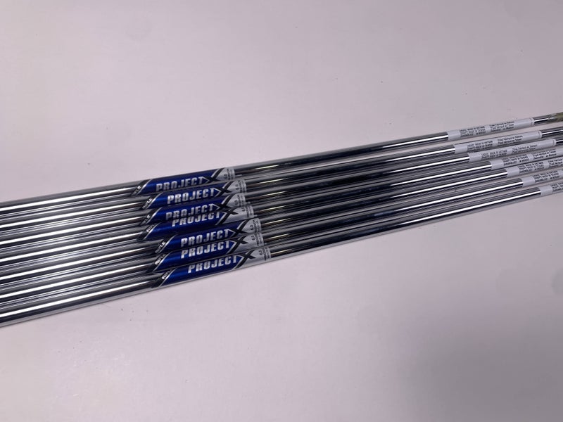 Project X Rifle 6.0  Stiff Steel Iron Set of 7 Shafts 34.75''-37.5''- Pull 0.355