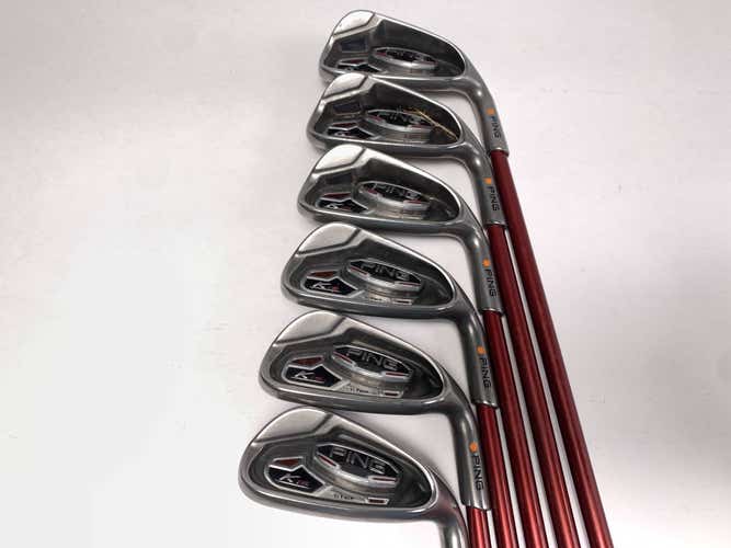 Ping K15 Iron Set 5-PW Orange Dot 2* Flat TFC149 Ladies Graphite Womens RH