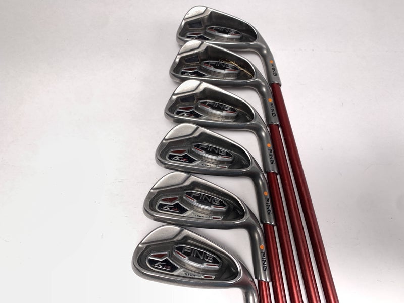 Ping K15 Iron Set 5-PW Orange Dot 2* Flat TFC149 Ladies Graphite Womens RH