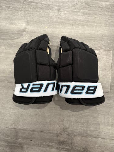 Utah Hockey Club Bauer Pro Series Gloves 13" Pro Stock (Used)