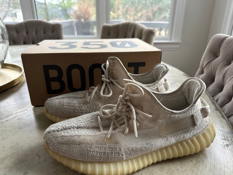 Adidas Yeezy Boost 350 V2 'Bone' Men's Size M 11.5 (W 12.5) (WITH OG BOX)