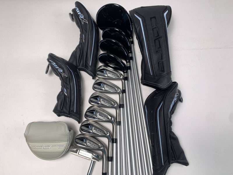 Cobra Air X Womens 2023 Club Set Driver 3W 5W 5H 6-PW SW Putter Ladies RH HC