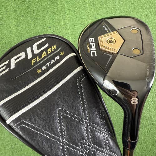Callaway Epic Flash Star 8 Hybrid 34 8H ATTAS Speed Series 50g Regular Flex 38