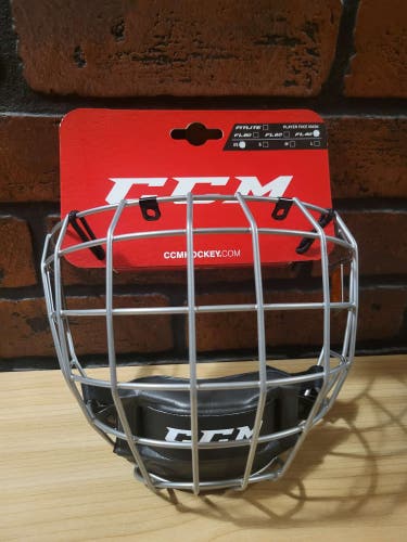 CCM FL40 Hockey Face Mask Cage Senior XS Silver New