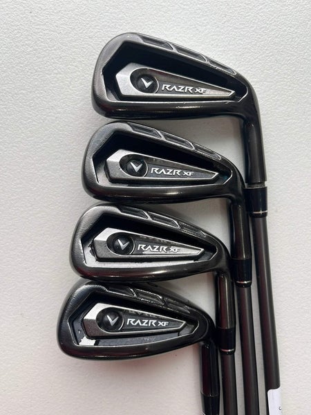 Callaway Razr XF Iron Set 7-PW Stiff Flex +2 NICE