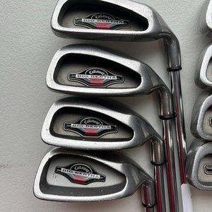 Callaway 1996 Big Bertha Iron Set 3-PW Memphis "10" Regular Flex Standard NICE