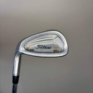 Titleist DCI 981 9-Iron TriSpec Steel Stiff Flex Lefty 35.75 NICE