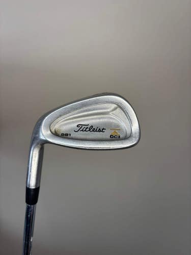 Titleist DCI 981 9-Iron TriSpec Steel Stiff Flex Lefty 35.75 NICE