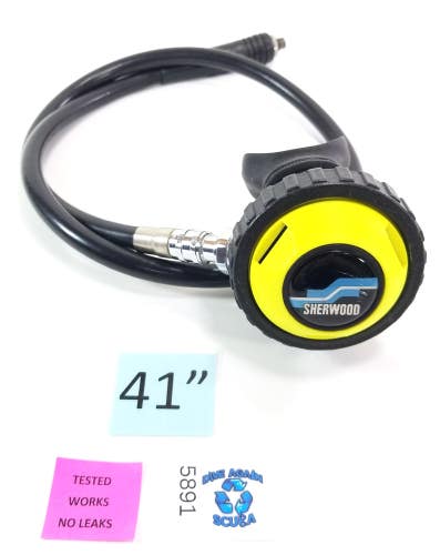 Sherwood Magnum Octopus Octo 2nd Second Stage Scuba Diving Regulator 41" hose