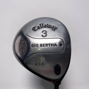 Callaway S2H2 Big Bertha 3 Fairway Wood 15* Regular Graphite Mens RH