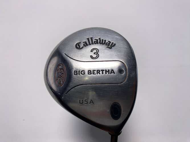 Callaway S2H2 Big Bertha 3 Fairway Wood 15* Regular Graphite Mens RH