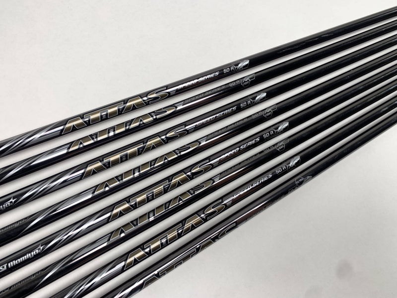 UST Mamiya ATTAS Speed Series Senior Set of 8 Iron Shafts 34''-37.25'' - 0.355