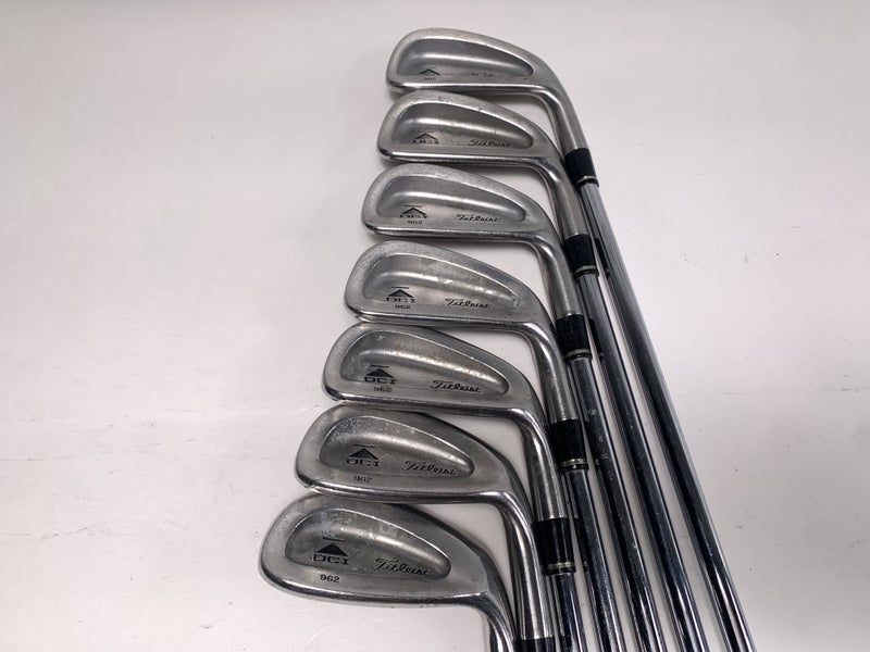 Titleist DCI 962 Iron Set 3-9 True Temper Dynamic Gold S300 Stiff Steel Mens RH