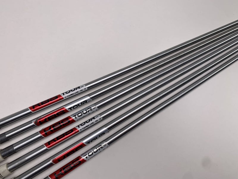 KBS Tour C-Taper Lite 110g Iron Set of 6 Shafts 34.75''-37.25''- Pull 0.355