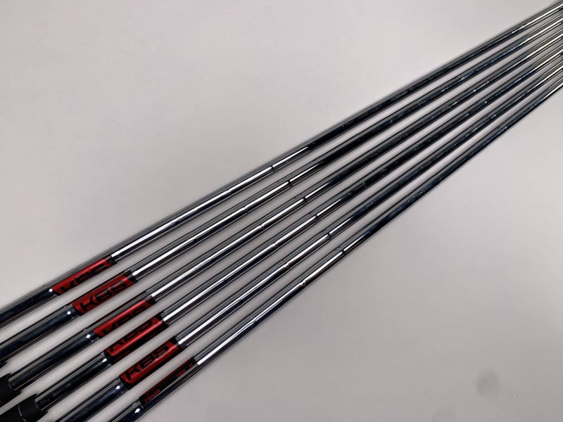 KBS Tour 130g X Stiff Steel Iron Set of 6 Shafts 34.5''-36.75'' Pull 0.355