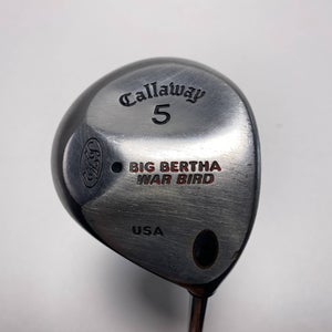 Callaway Big Bertha Warbird 5 Fairway Wood 18* Memphis "10" Regular Mens RH