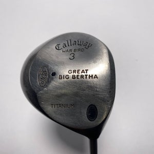Callaway Big Bertha Warbird 3 Fairway Wood 15* BB UL Firm Graphite Mens RH