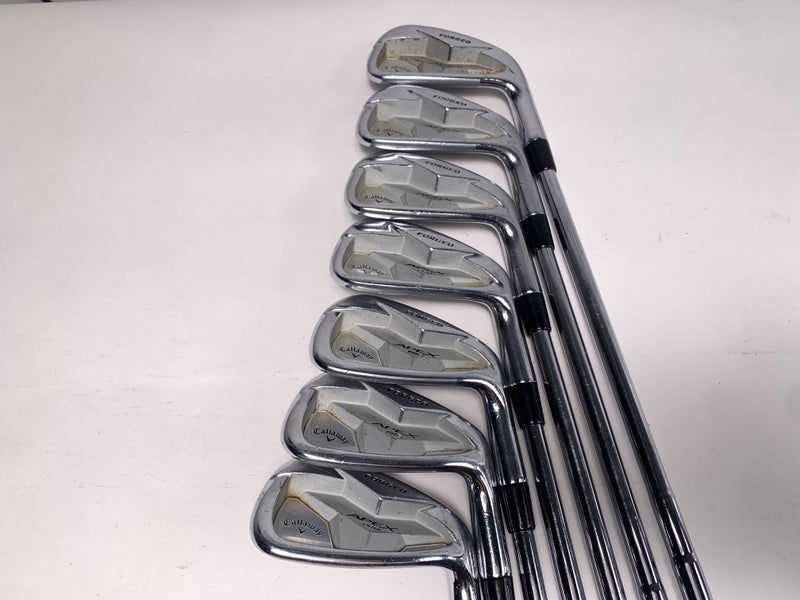 Callaway Apex Pro 19 Iron Set 4-PW KBS Tour-V 110g Stiff Steel Mens RH
