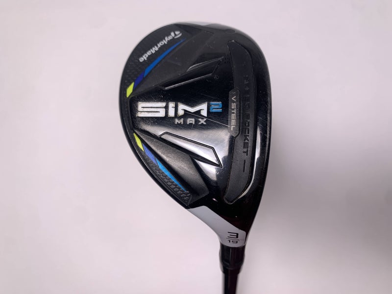 TaylorMade SIM2 MAX Rescue 3 Hybrid 19* Fujikura Ventus 7-S Stiff Mens RH