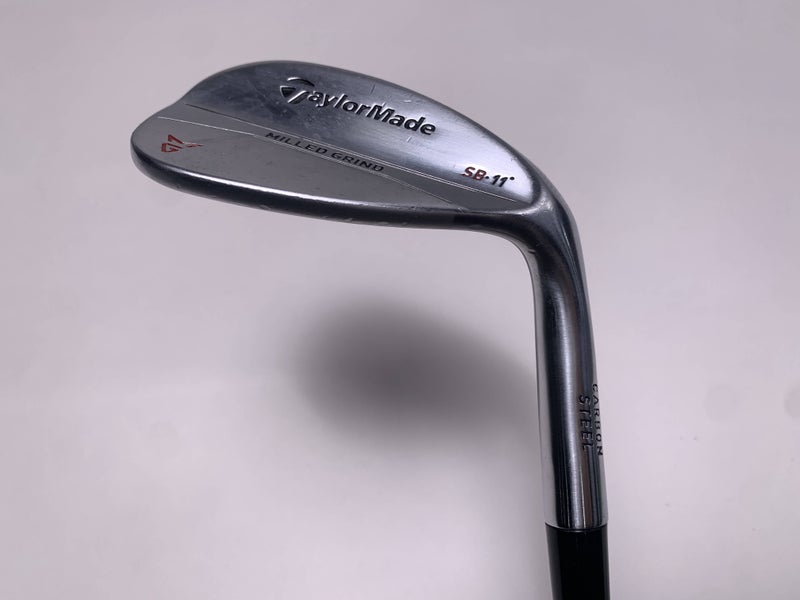 TaylorMade Milled Grind Satin Chrome Lob Wedge LW 58* 11 DG Wedge Steel Mens RH