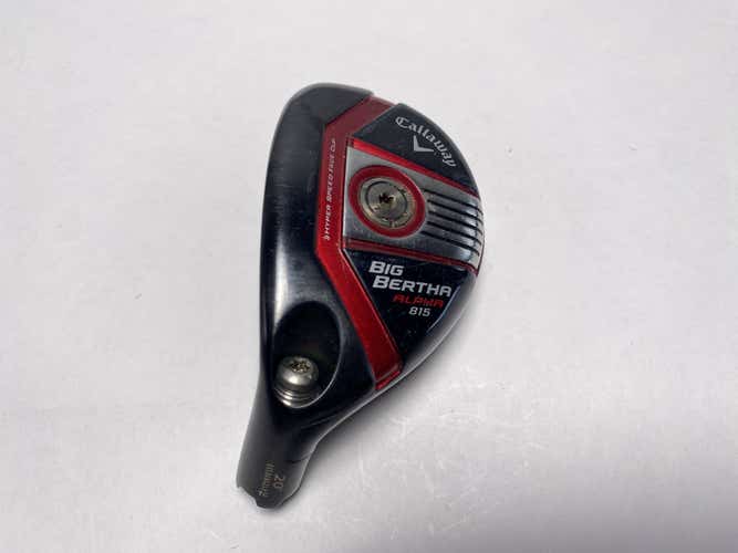 Callaway Big Bertha Alpha 815 3 Tour Issue Hybrid 20* HEAD ONLY Mens LH