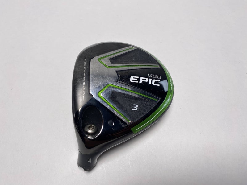 Callaway GBB Epic 3 Tour Issue Fairway Wood 15* HEAD ONLY Mens LH