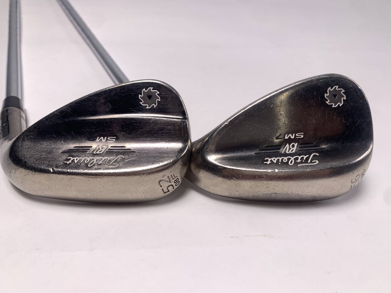 Titleist Vokey SM7 Brushed Steel Wedge Set 52* 8 | 56* 10 NS Pro 950GH Mens RH