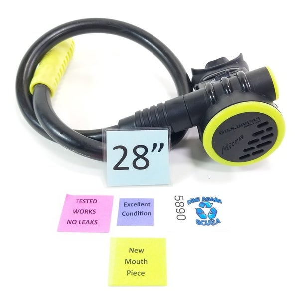 US Divers Aqua Lung Micra Compact 2nd Stage Regulator or Octo Scuba 1/2" Threads
