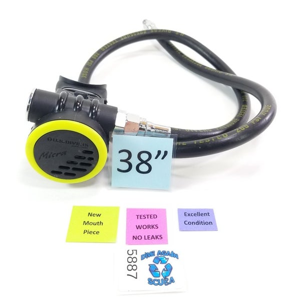US Divers Aqua Lung Micra Compact 2nd Stage Regulator or Octo Scuba 3/8" Threads