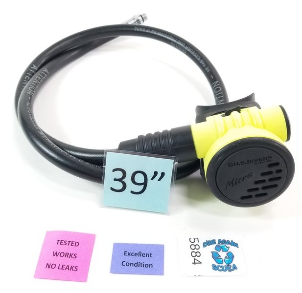 US Divers Aqua Lung Micra Compact 2nd Stage Regulator or Octo Scuba 3/8" Threads