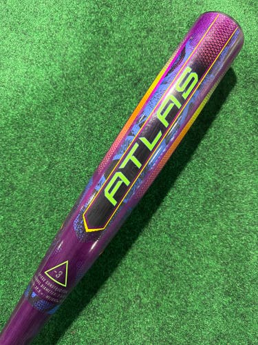 2025 Louisville Slugger Atlas "Neon Energy" Alloy Bat BBCOR Certified (-3) 29.5 oz 32.5" (Used)