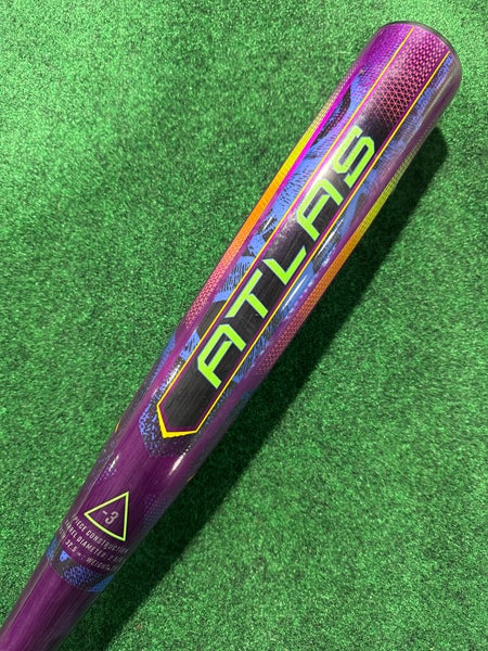 2025 Louisville Slugger Atlas "Neon Energy" Alloy Bat BBCOR Certified (-3) 29.5 oz 32.5" (Used)