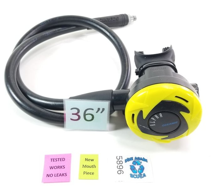 Oceanic Alpha Second 2nd Stage Regulator, Octo Scuba Dive Yellow Octopus   #5896